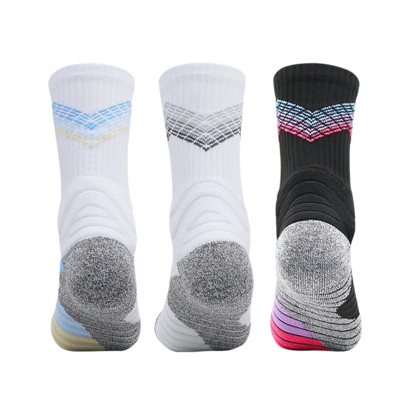 3 Pack Kids Sports Dry Socks Thick Socks Towelling Sole