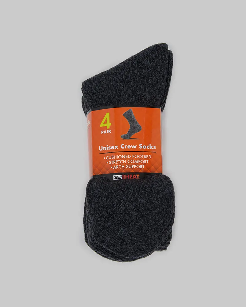 4-PACK THERMAL COMFORT CREW SOCKS