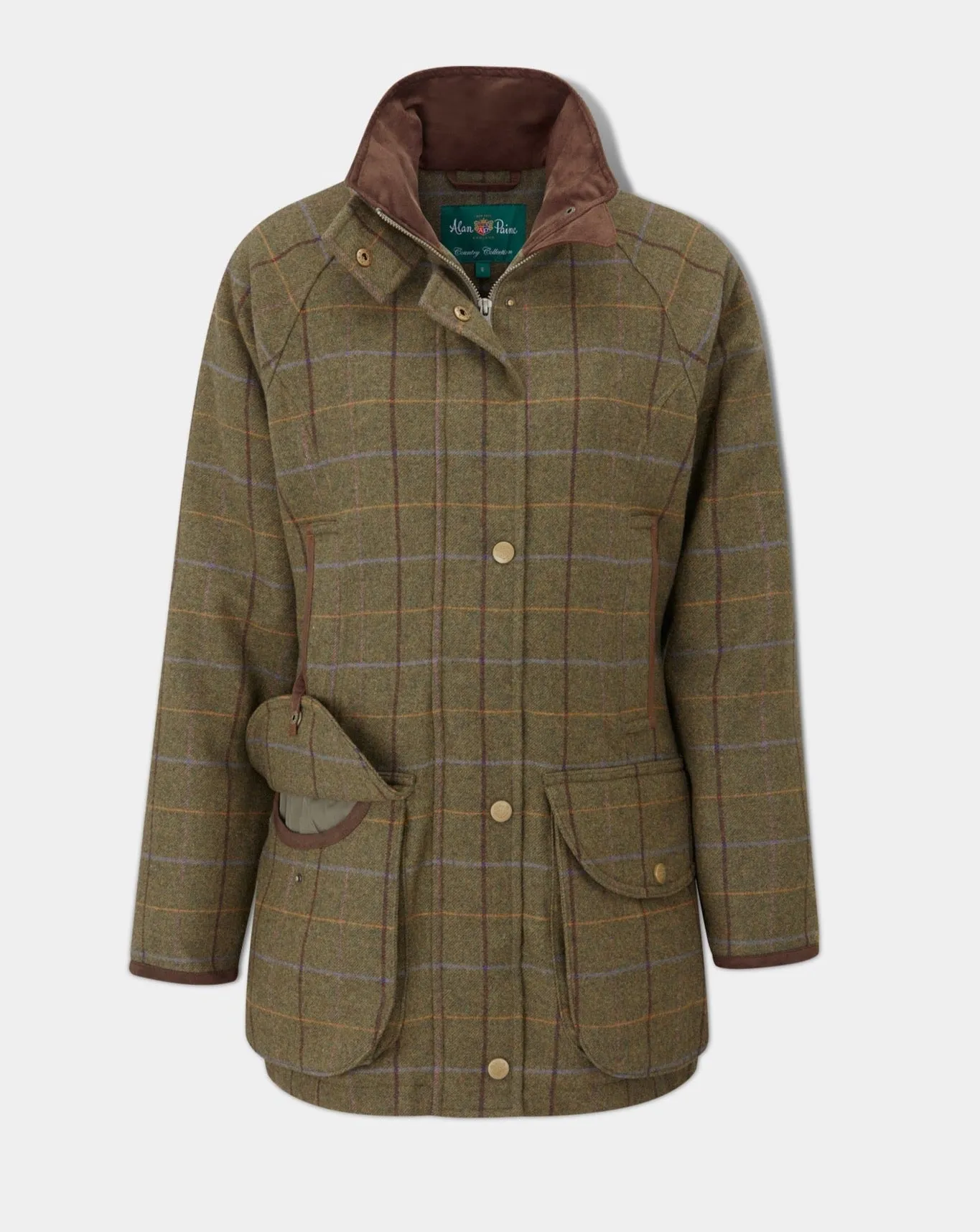 Alan Paine Women's Combrook Waterproof Tweed Coat