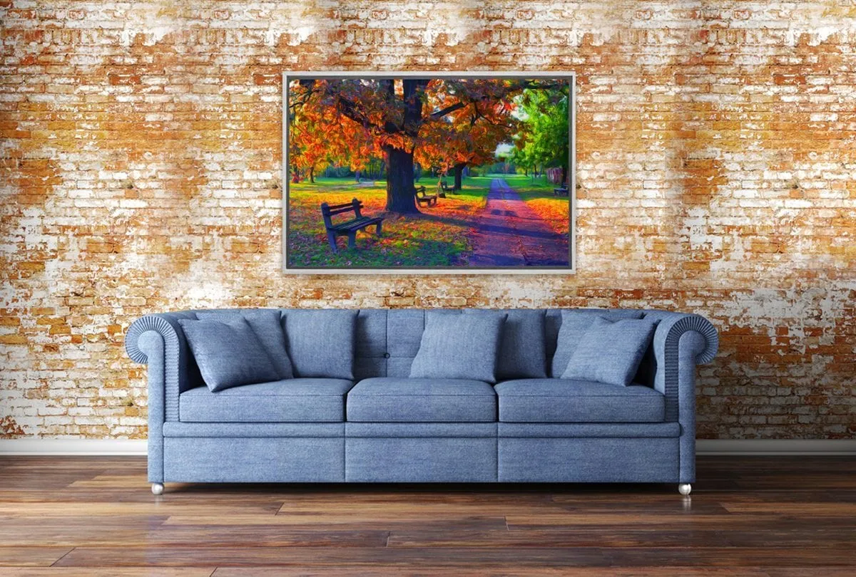 Autumn in the Park | Canvas Wall Art Print