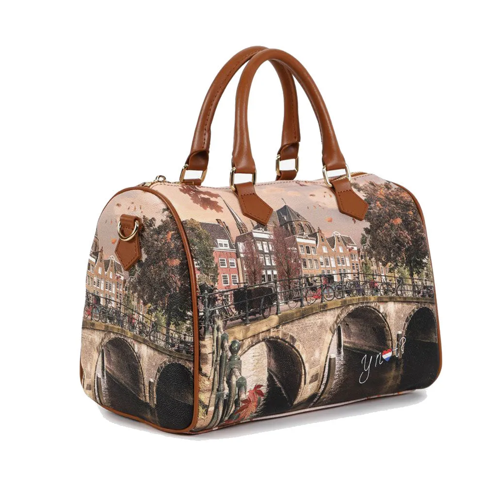 Borsa Donna Y NOT Bauletto Medio con Tracolla YES-318 Autumn River