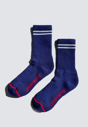 Boyfriend Socks - Navy