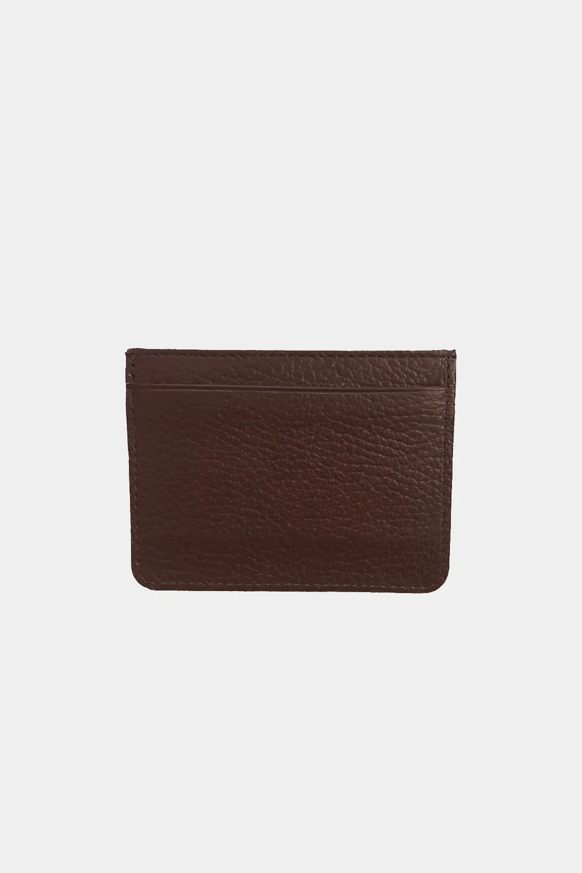 BROWN LEATHER CARDHOLDER