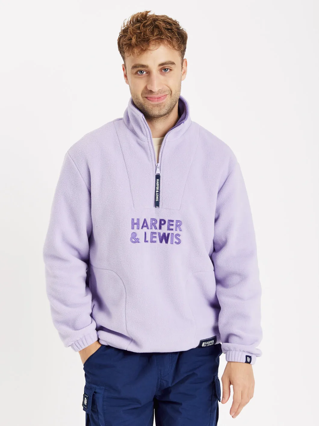 Camille 1/4 Zip Fleece Lavender