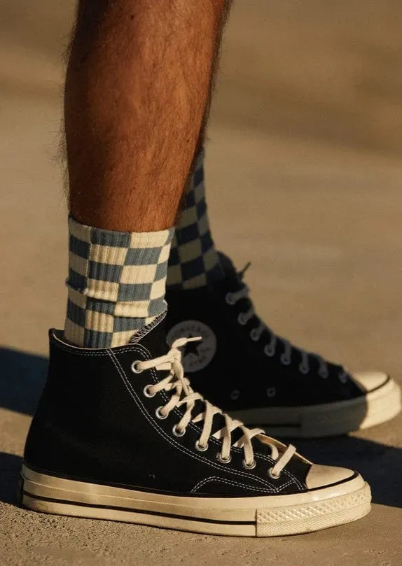 Checkerboard Socks