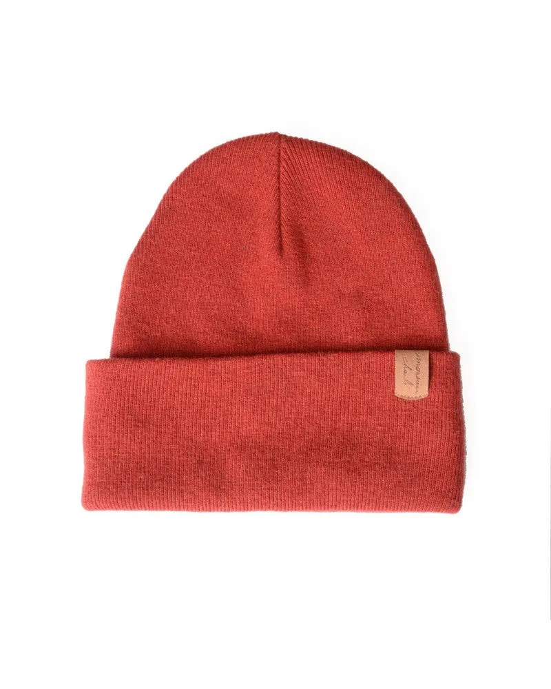 Deidaa Merino Wool Red Beanie