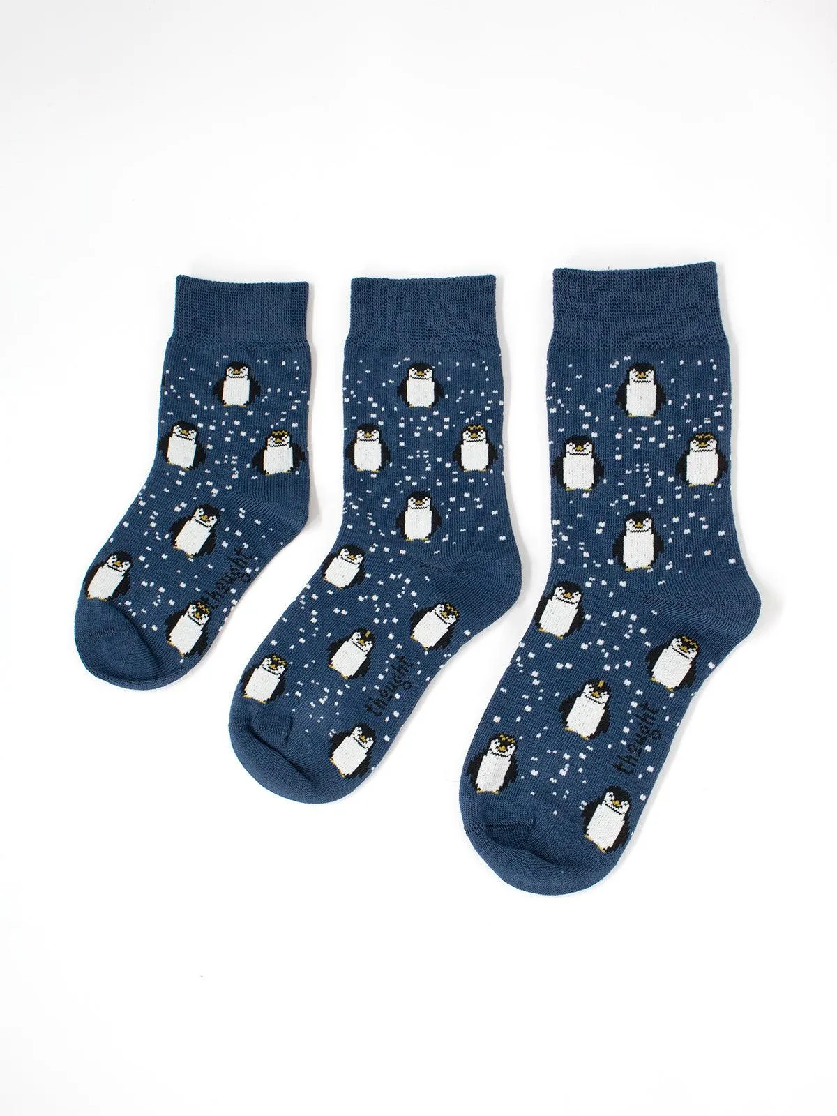 DONA PENGUIN SOCKS - BLUE