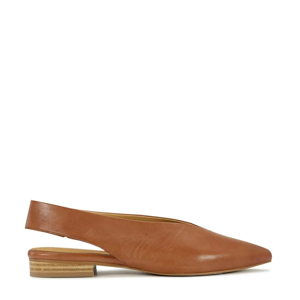 Ema Leather Sling Back