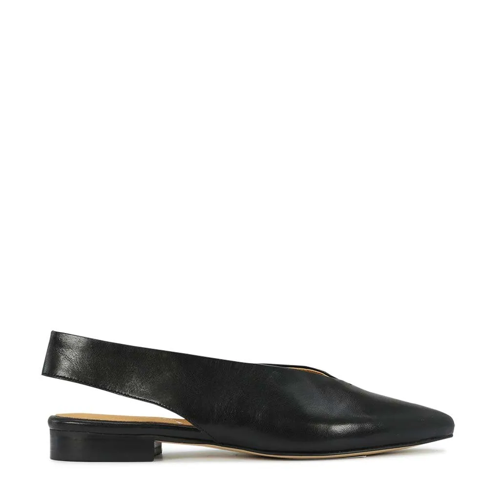 Ema Leather Sling Back