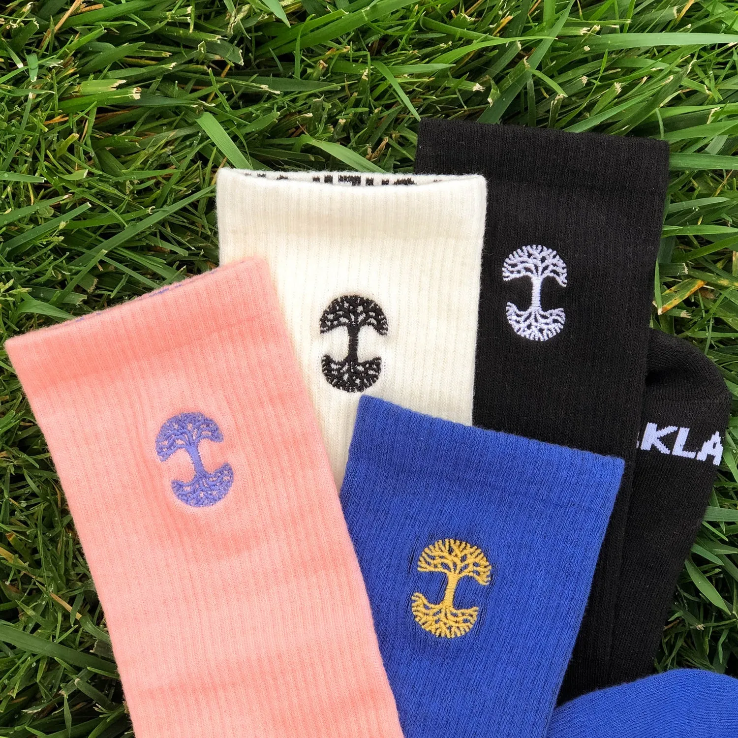 Embroidered Logo Socks