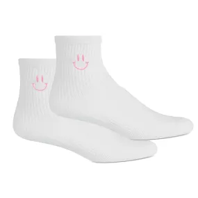 Embroidered Smiley Socks