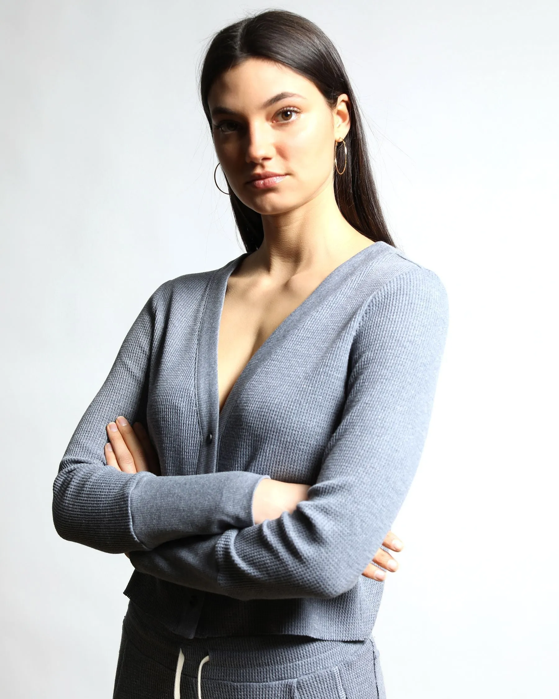 Everest Thermal Button Front Cardigan (FINAL SALE)