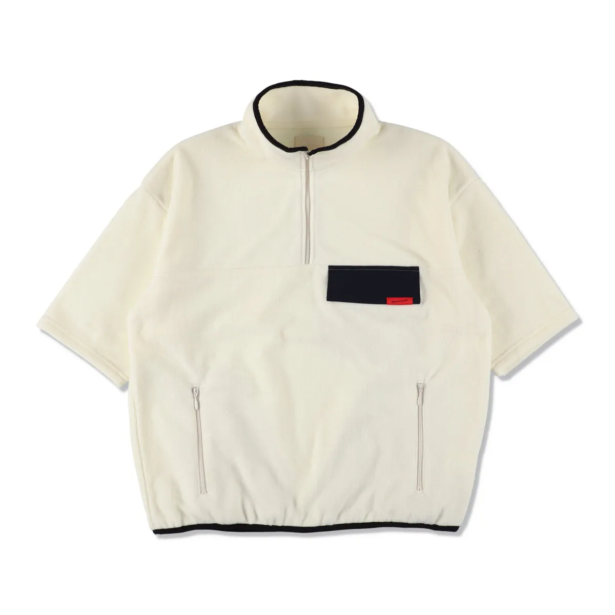 FLEECE S/S PULLOVER / IVORY