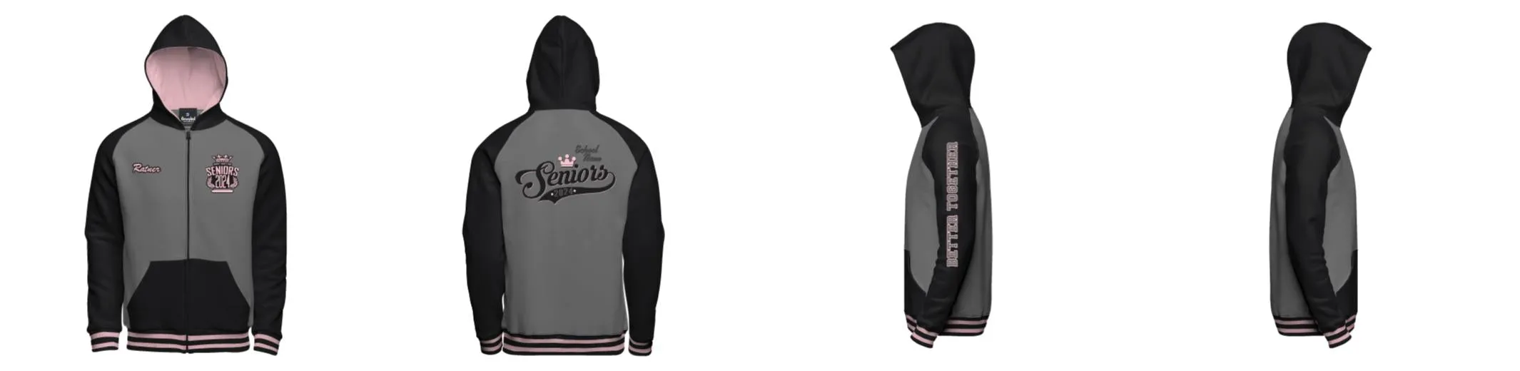 Fleece Zip Up Hoodie