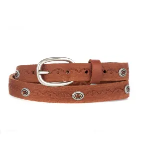 FRANCIS STUDDED LEATHER BELT