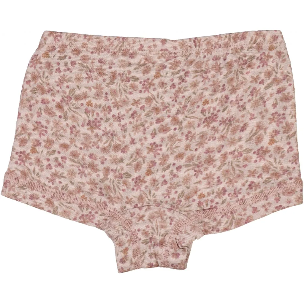 Girls Wool Panties - powder flowers