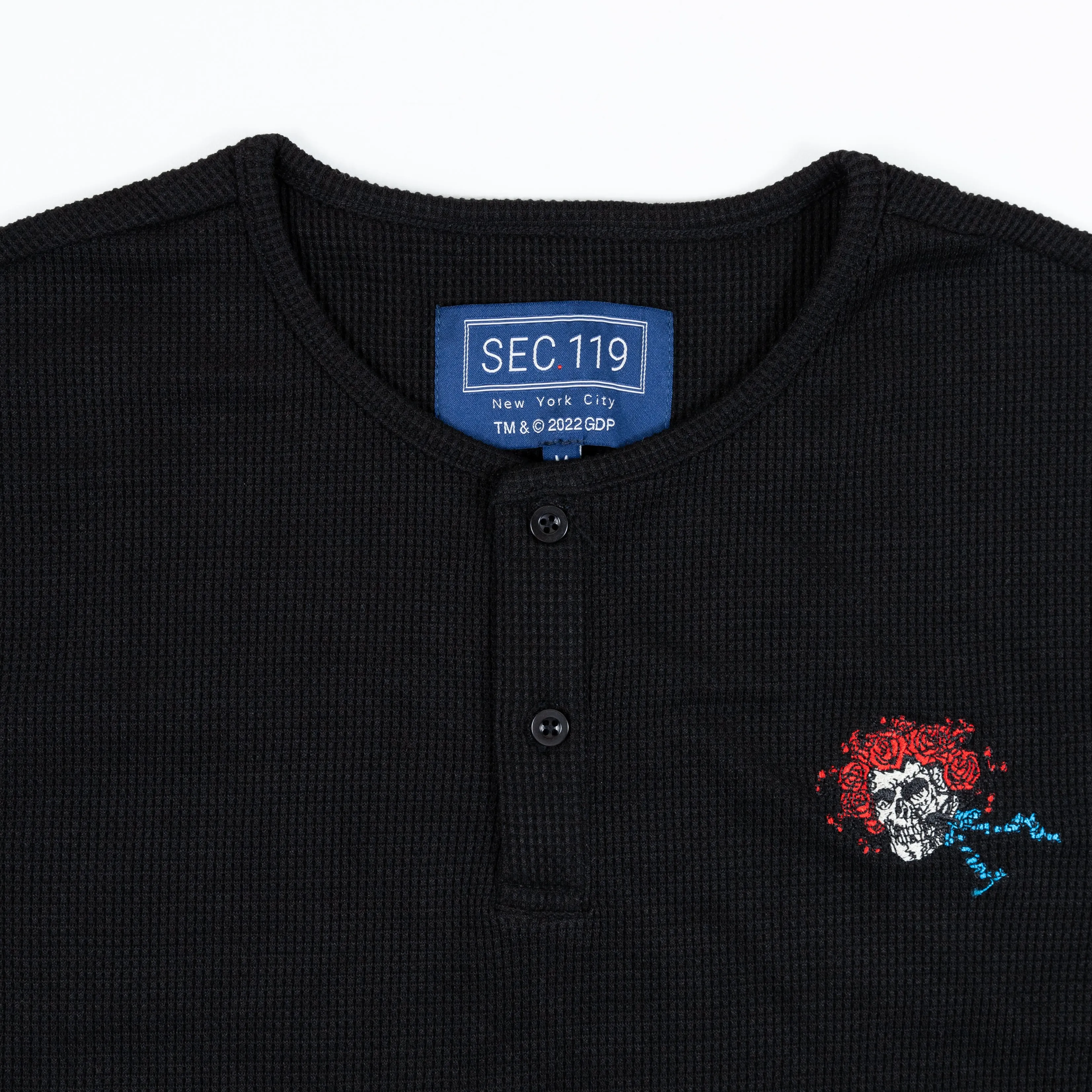 Grateful Dead | Thermal Henley | Bertha in Black