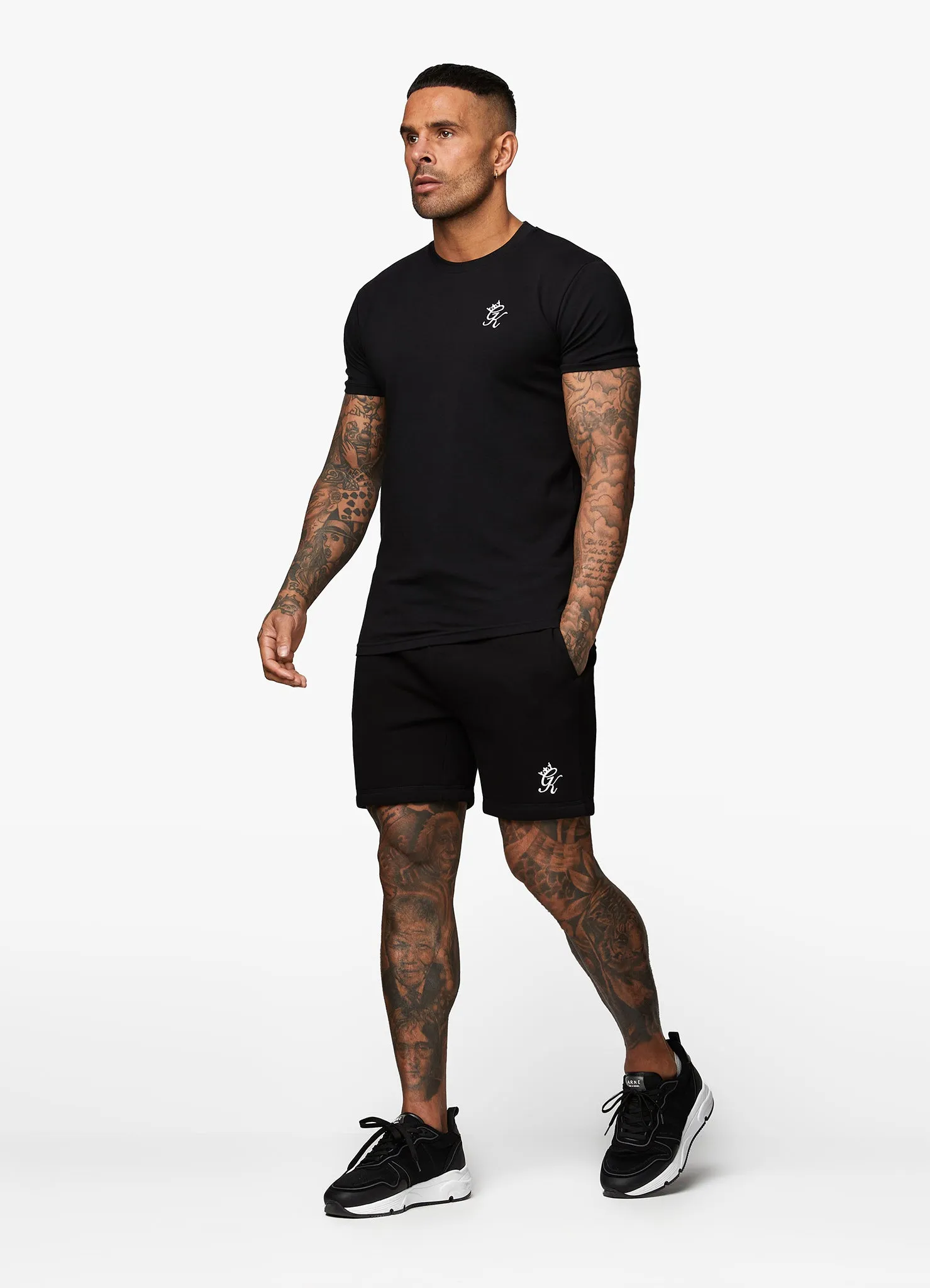 Gym King Fundamental Fleece Short - Black