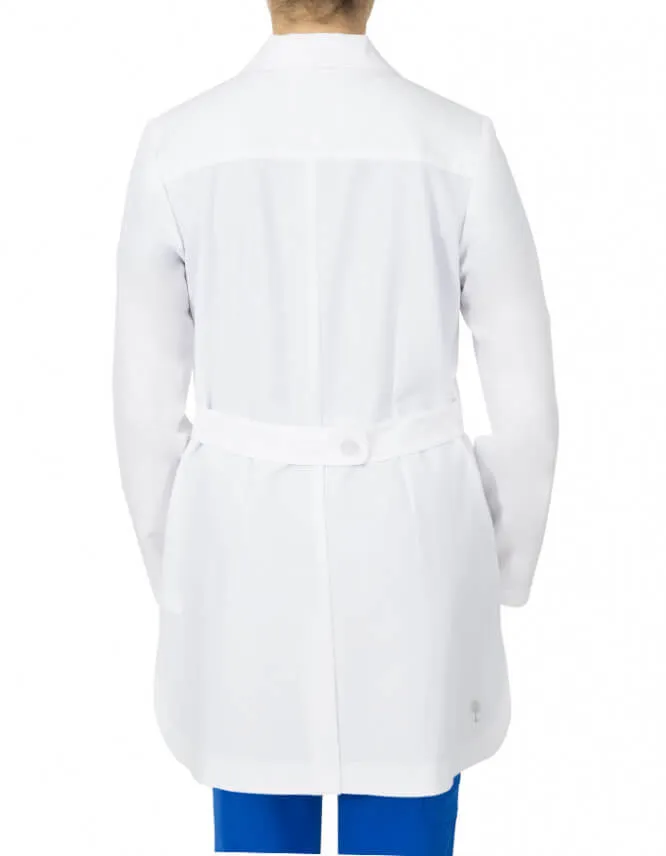 Healing Hands Womenss Mid-Length Three Pocket Fiona Lab Coat