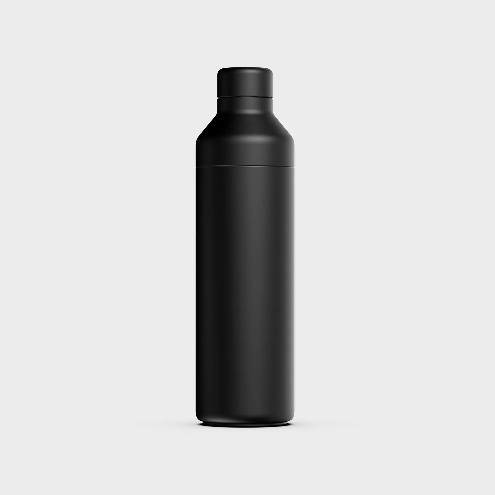 Hybrid Thermal Bottle Lid - Recycled Stainless Steel, Black