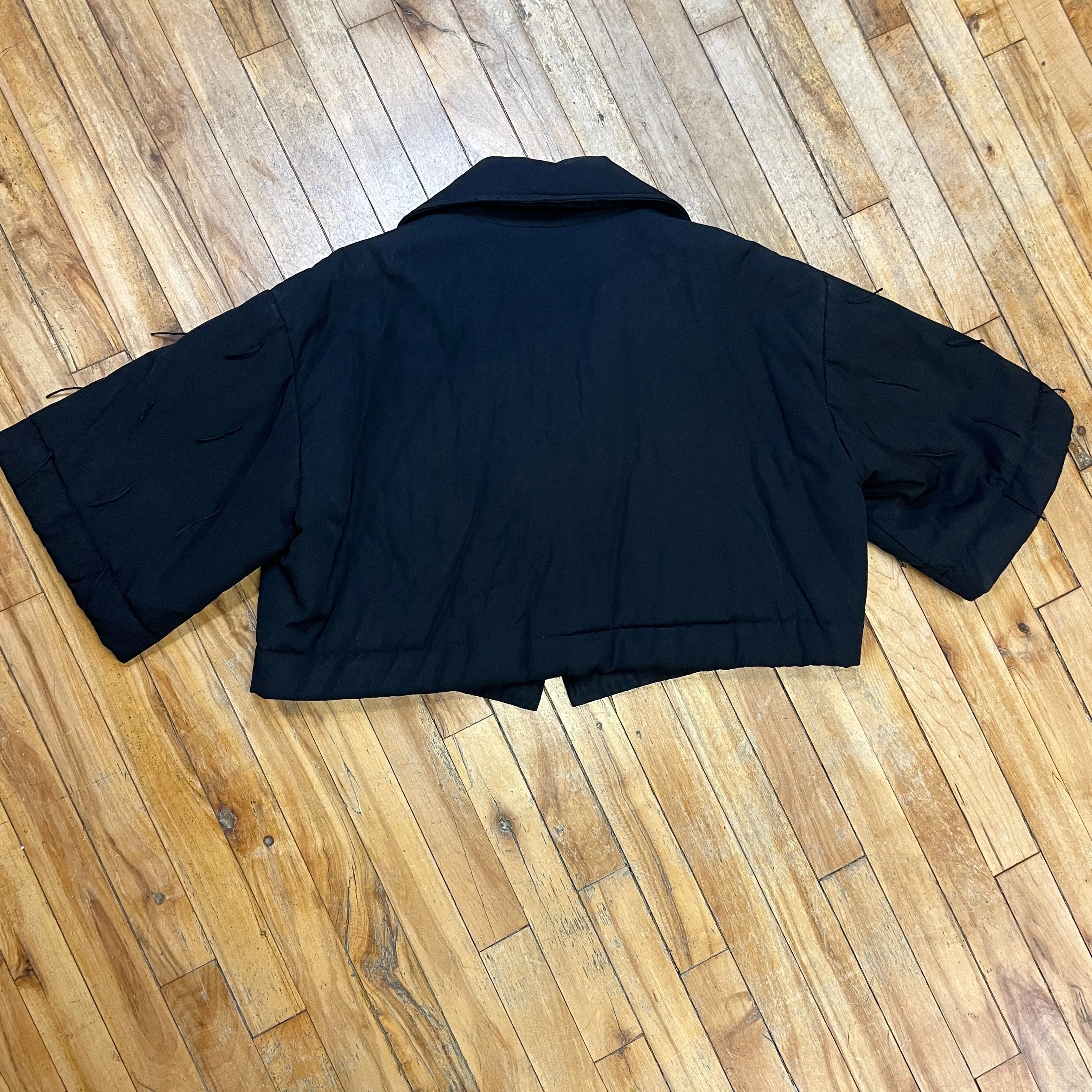 Issey Miyake Vintage Designer Cropped Coat with Size M/L