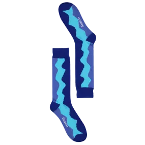 Kids Blue Waves - Socks