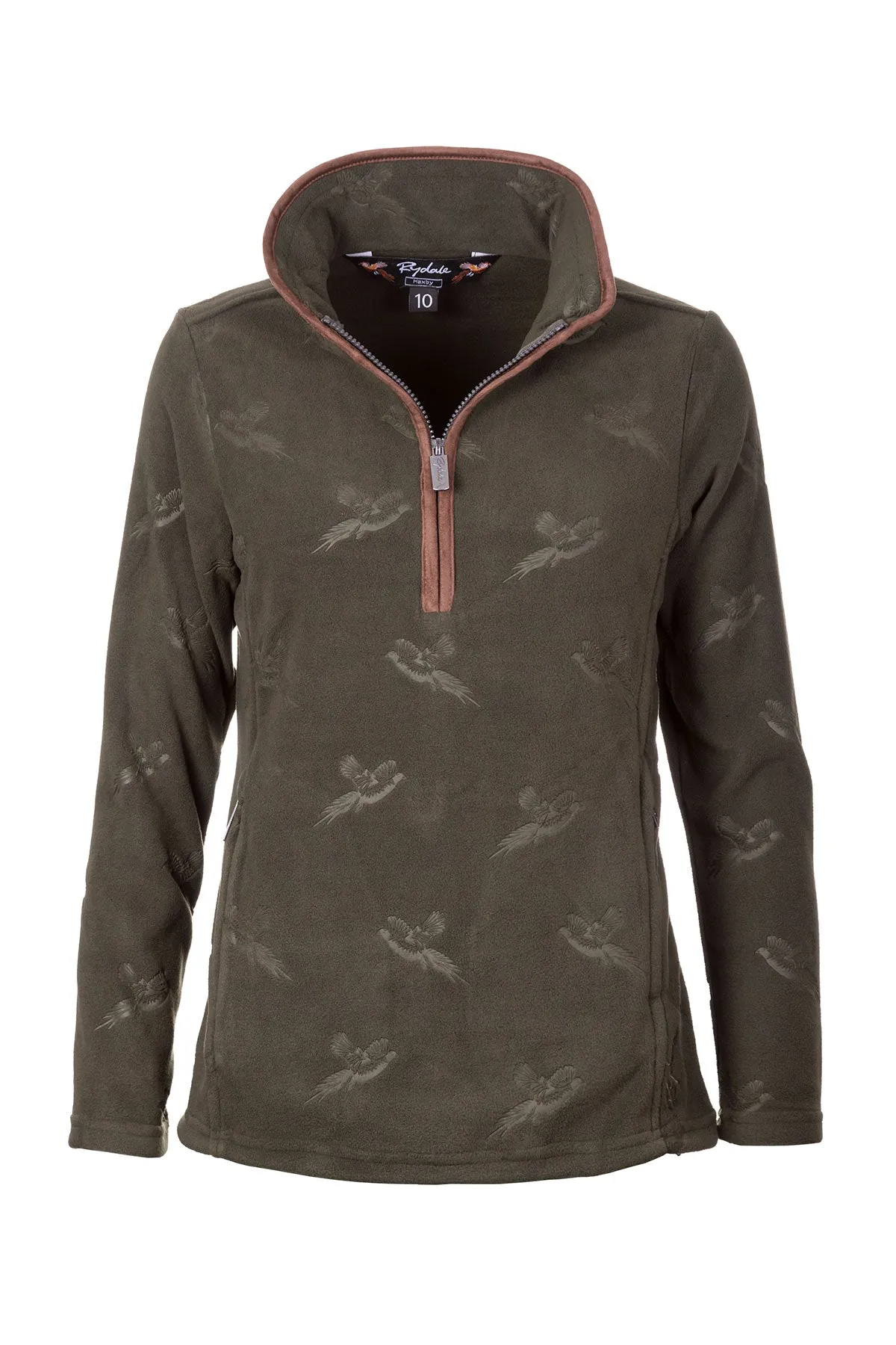 Ladies Overhead Pheasant Fleece - Haxby