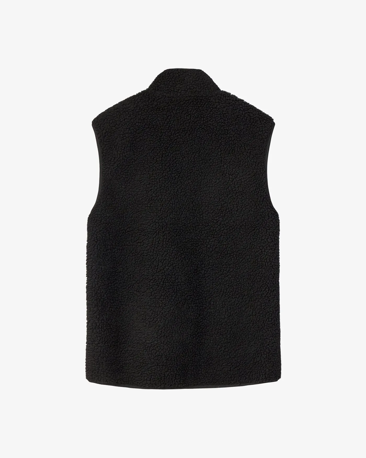 Langli Pile Waist Coat - Black