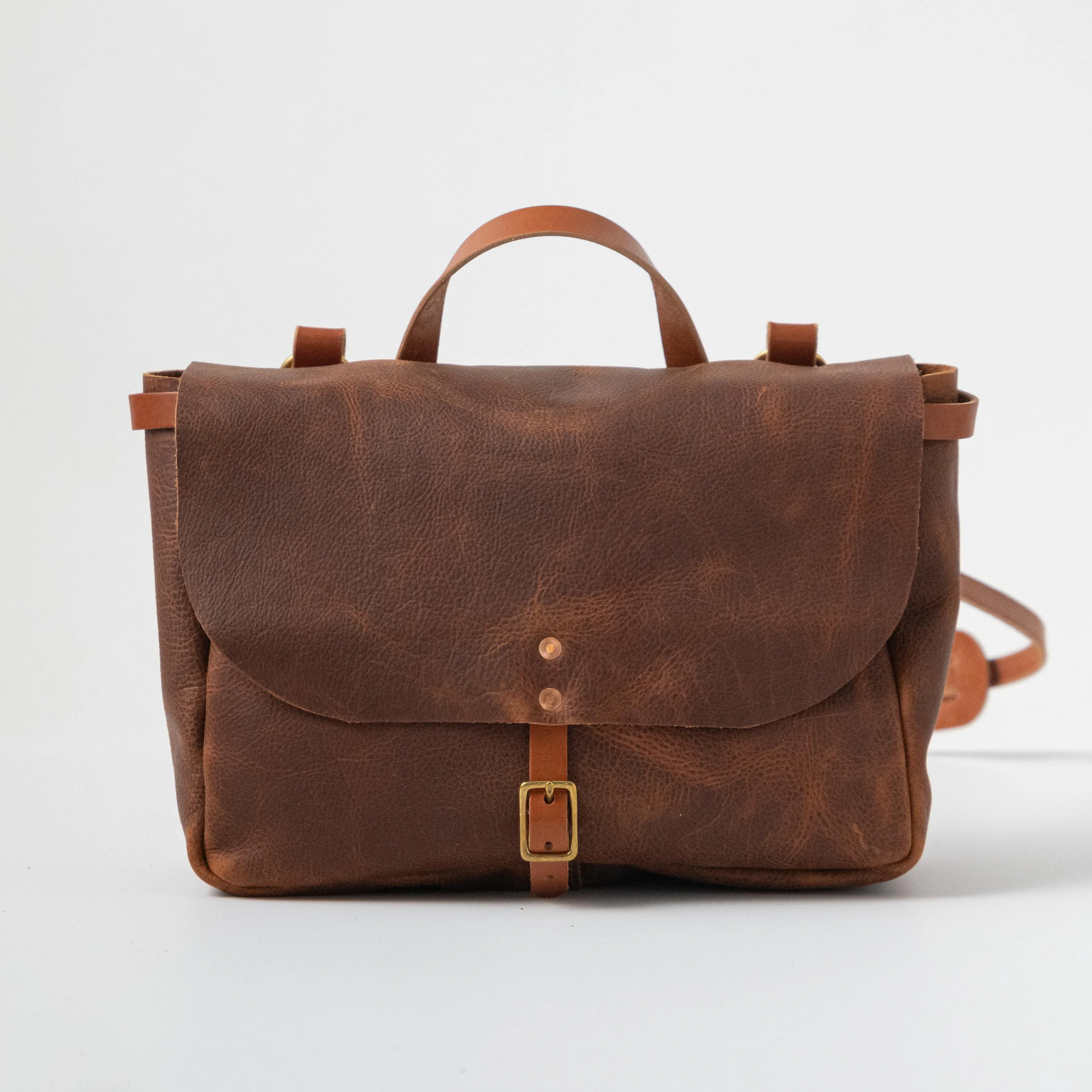 Leather Messenger Bag