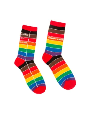 Library Card: Pride socks