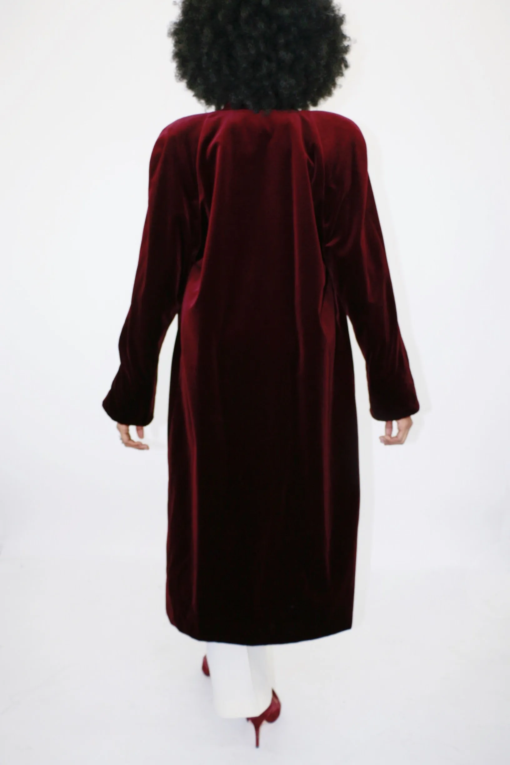 Live: 161 Luxe Velvet Canadian Trench by JS Collections