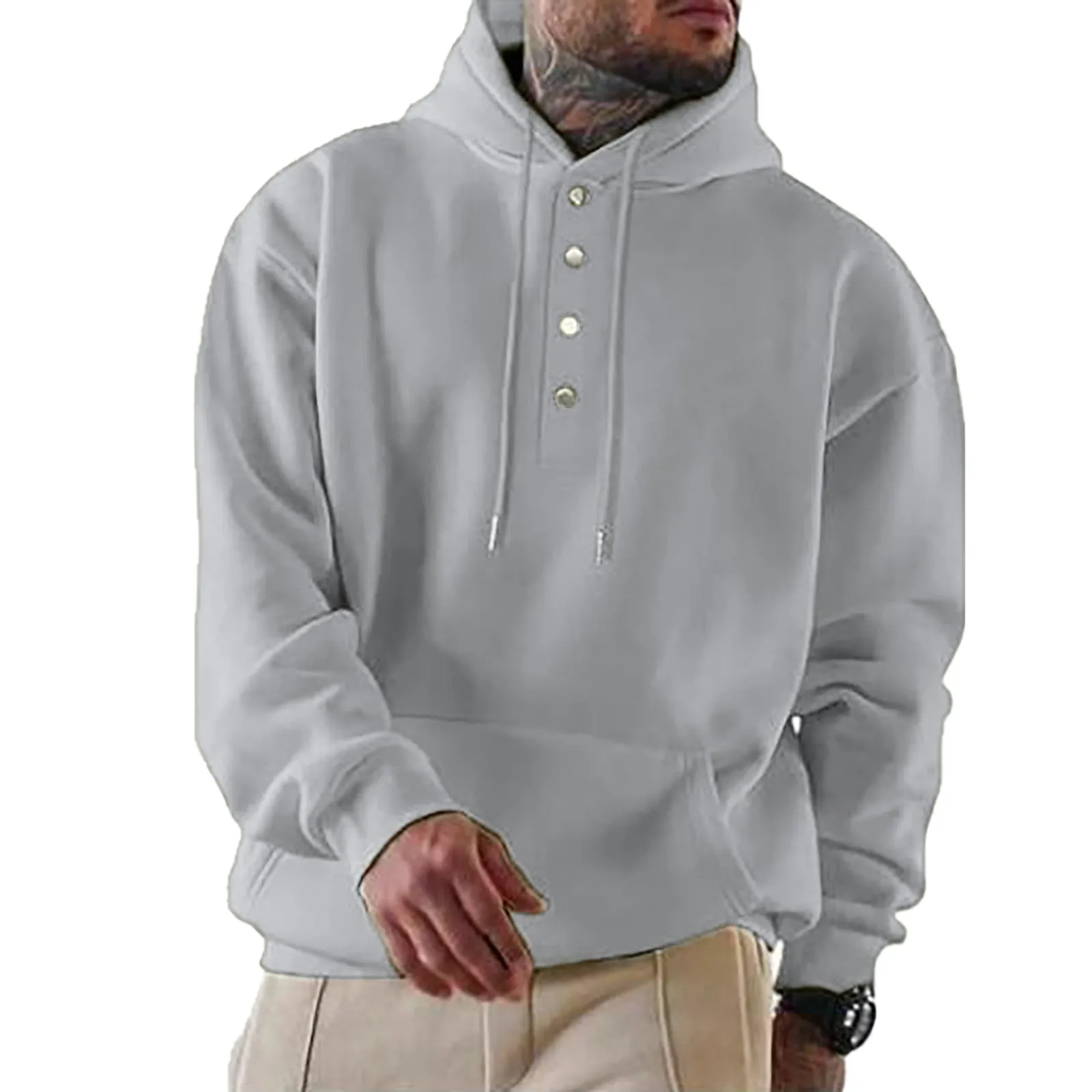 Long-sleeved Coat Loose Casual Hoodie Men Sweatshirts