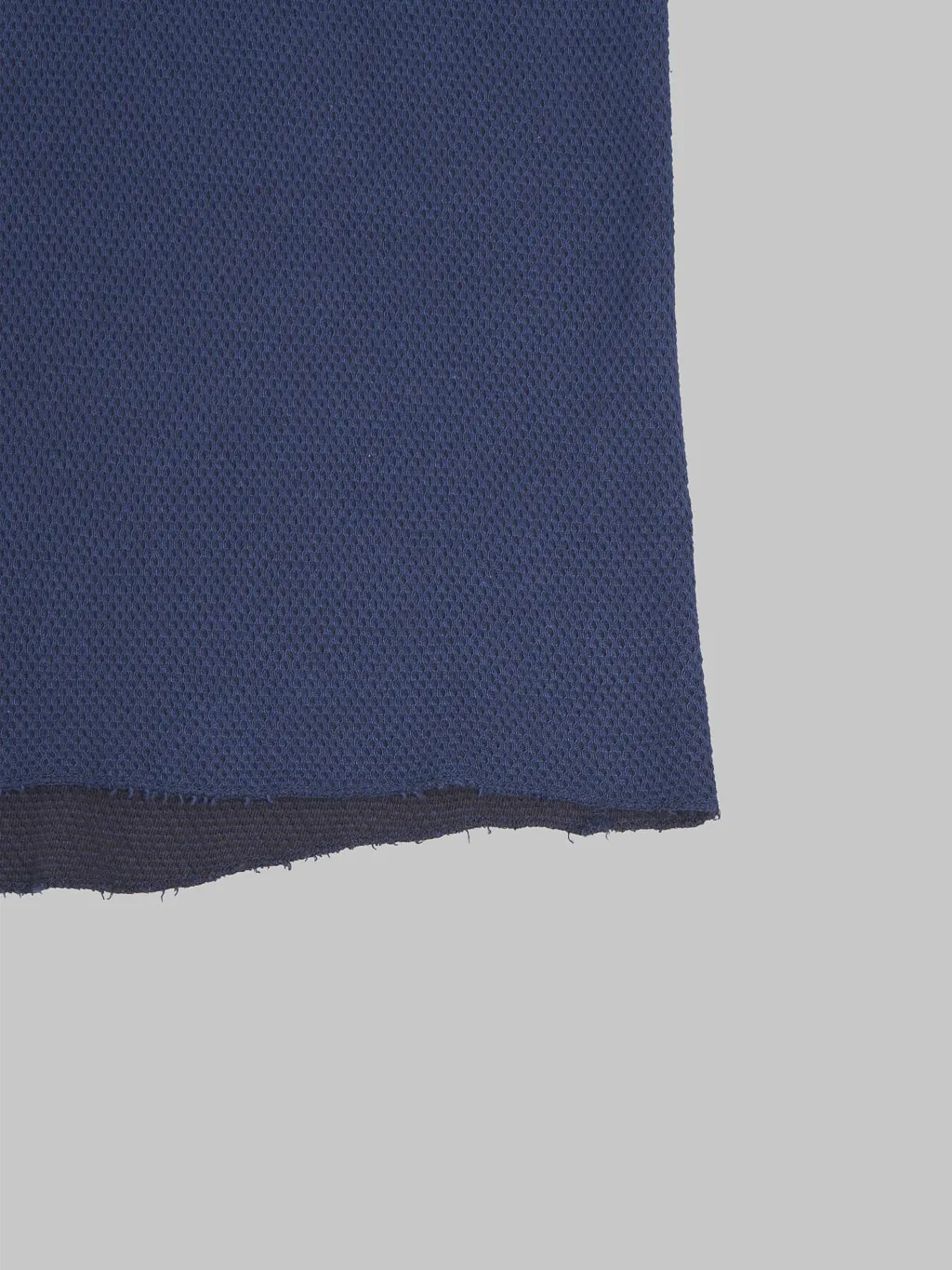 Loop & Weft Double Face Hex Honeycomb Crewneck Thermal Royal Navy