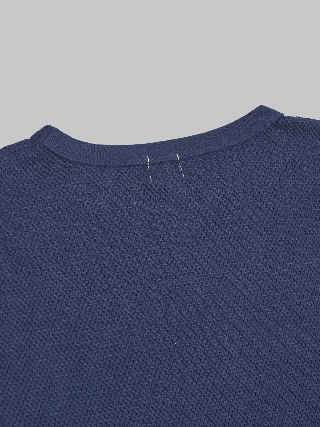 Loop & Weft Double Face Hex Honeycomb Crewneck Thermal Royal Navy