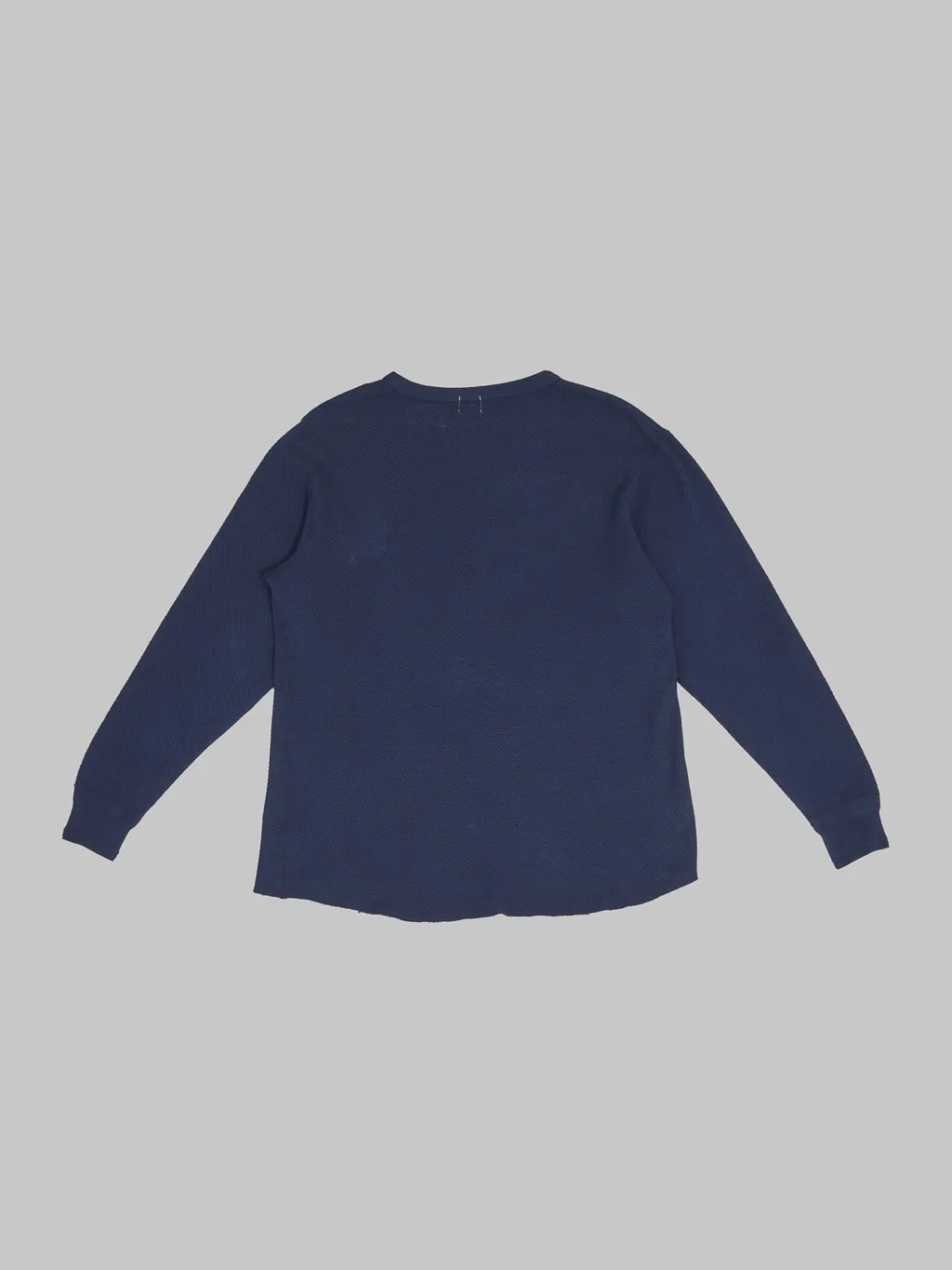 Loop & Weft Double Face Hex Honeycomb Crewneck Thermal Royal Navy