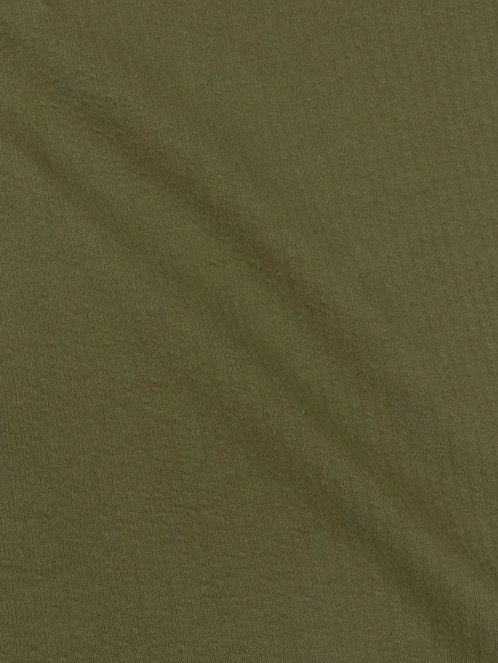 Loop & Weft Double Face Jacquard Crewneck Thermal Army Olive