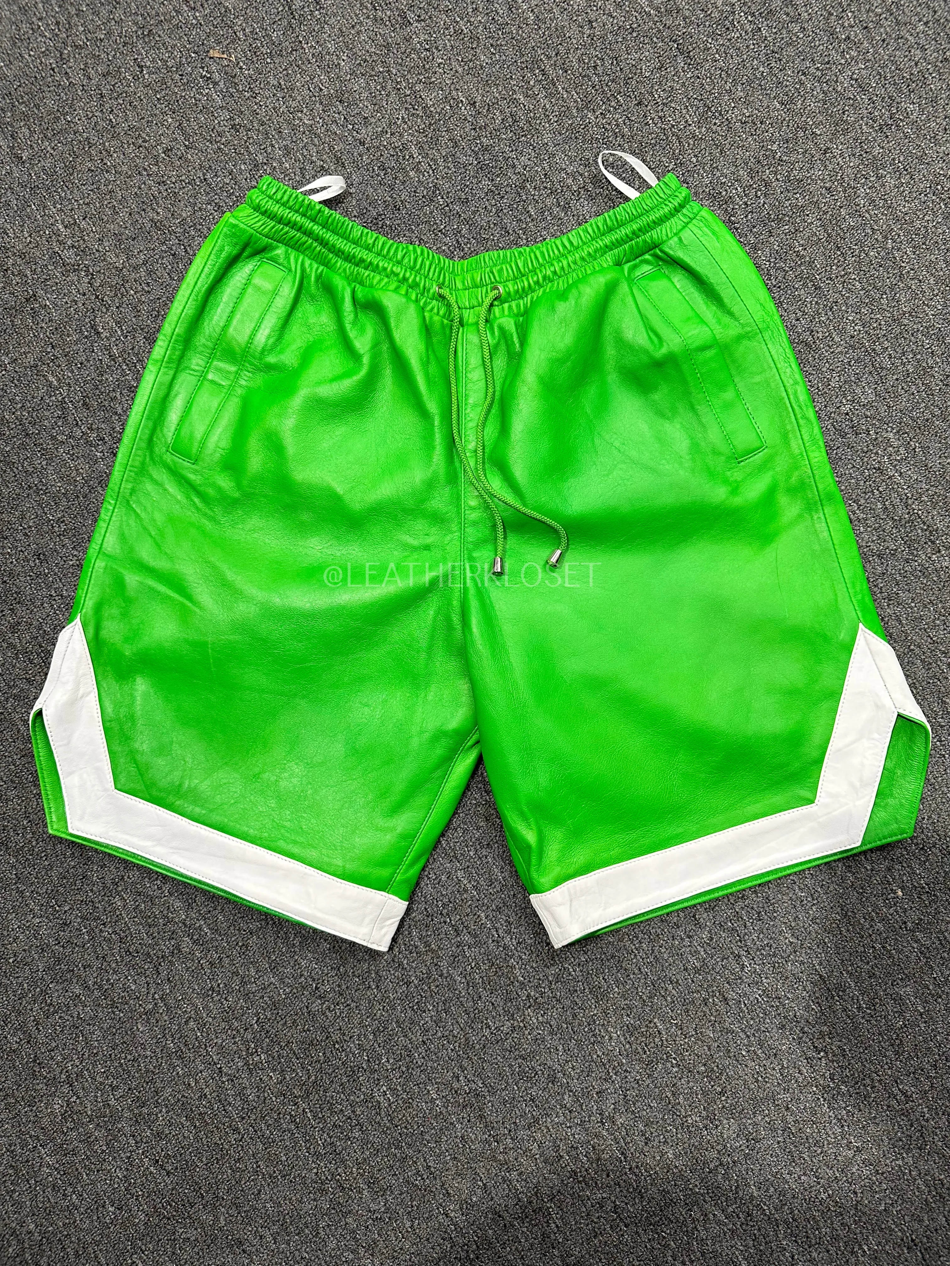 Men's Leather Shorts