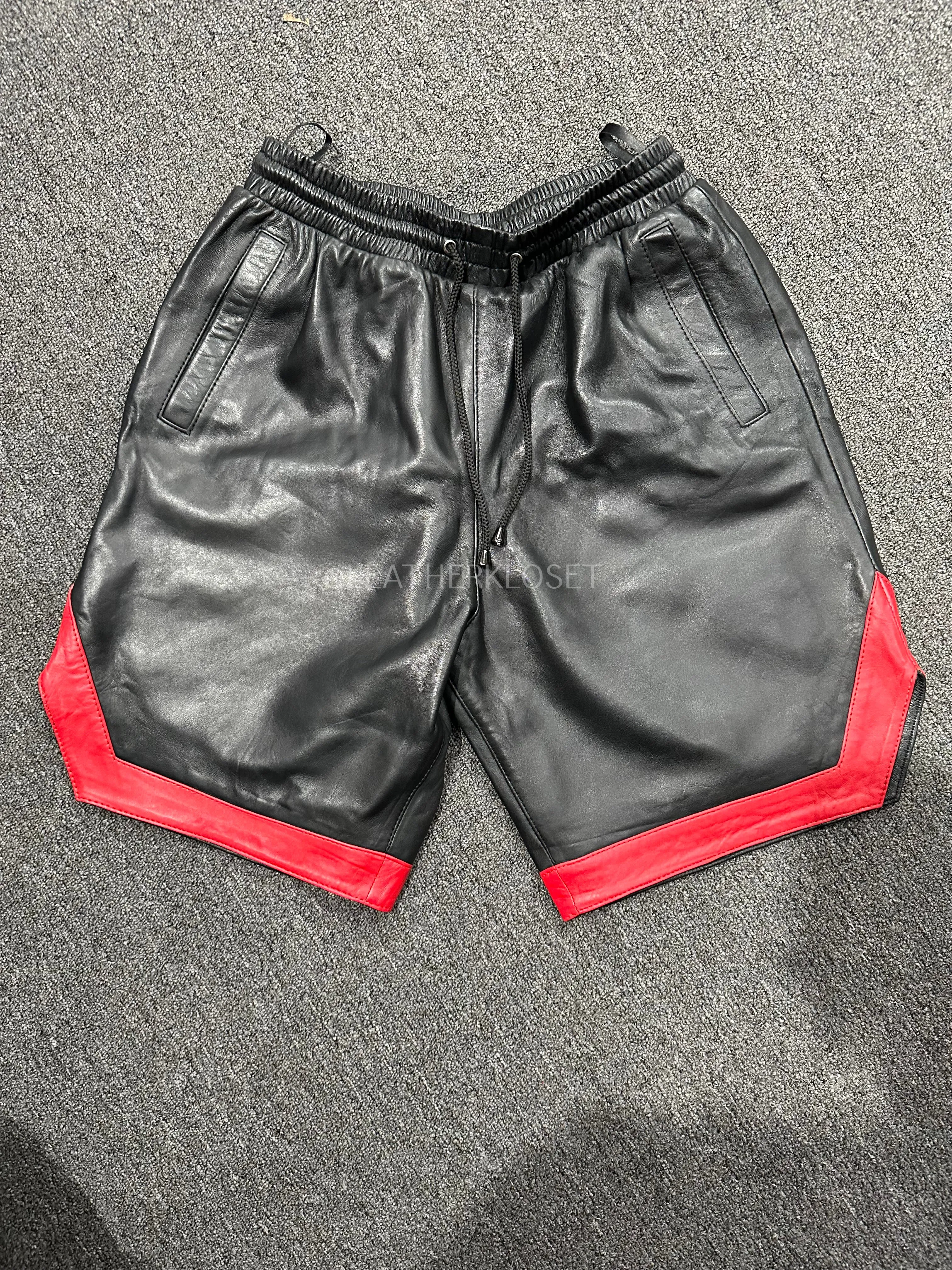 Men's Leather Shorts