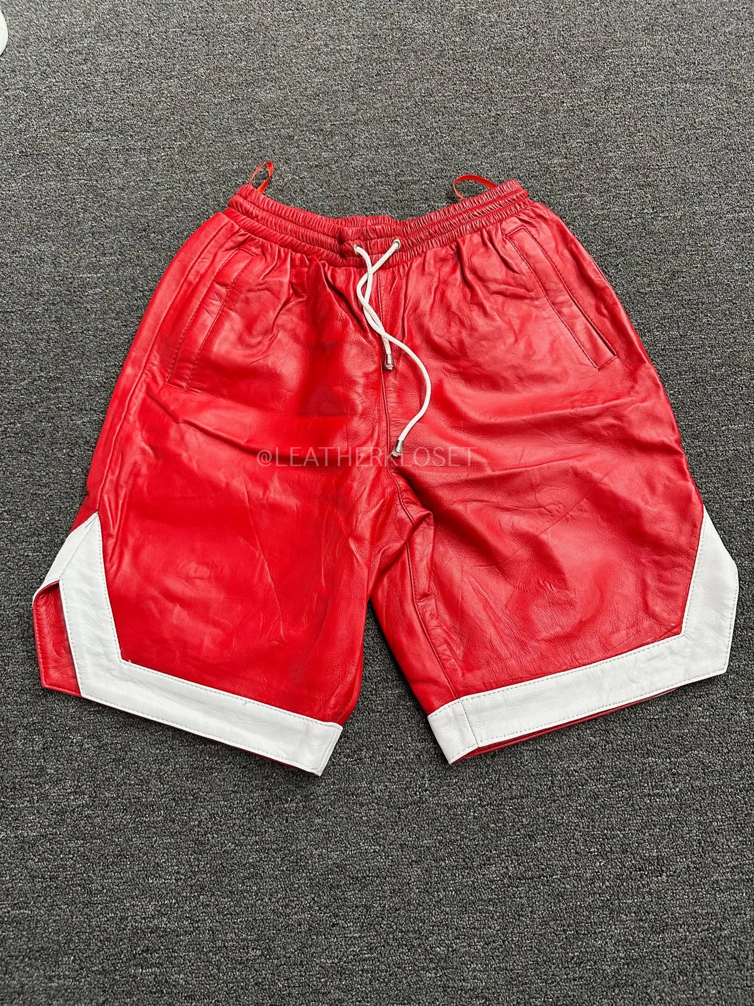 Men's Leather Shorts