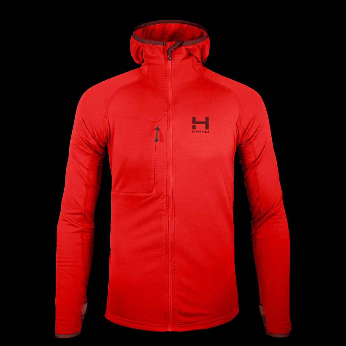 Mens Limitless Grid Fleece Hoodie