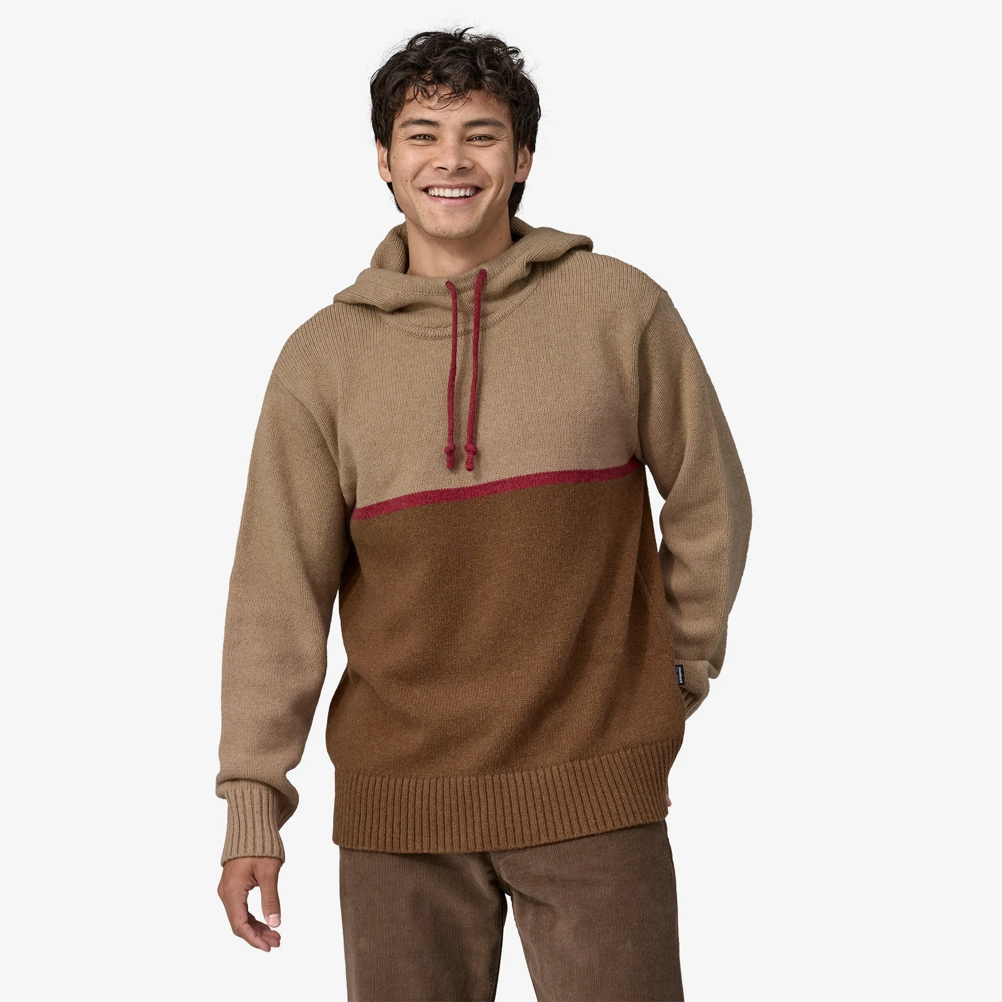 Men's Recycled Wool-Blend Sweater Hoody