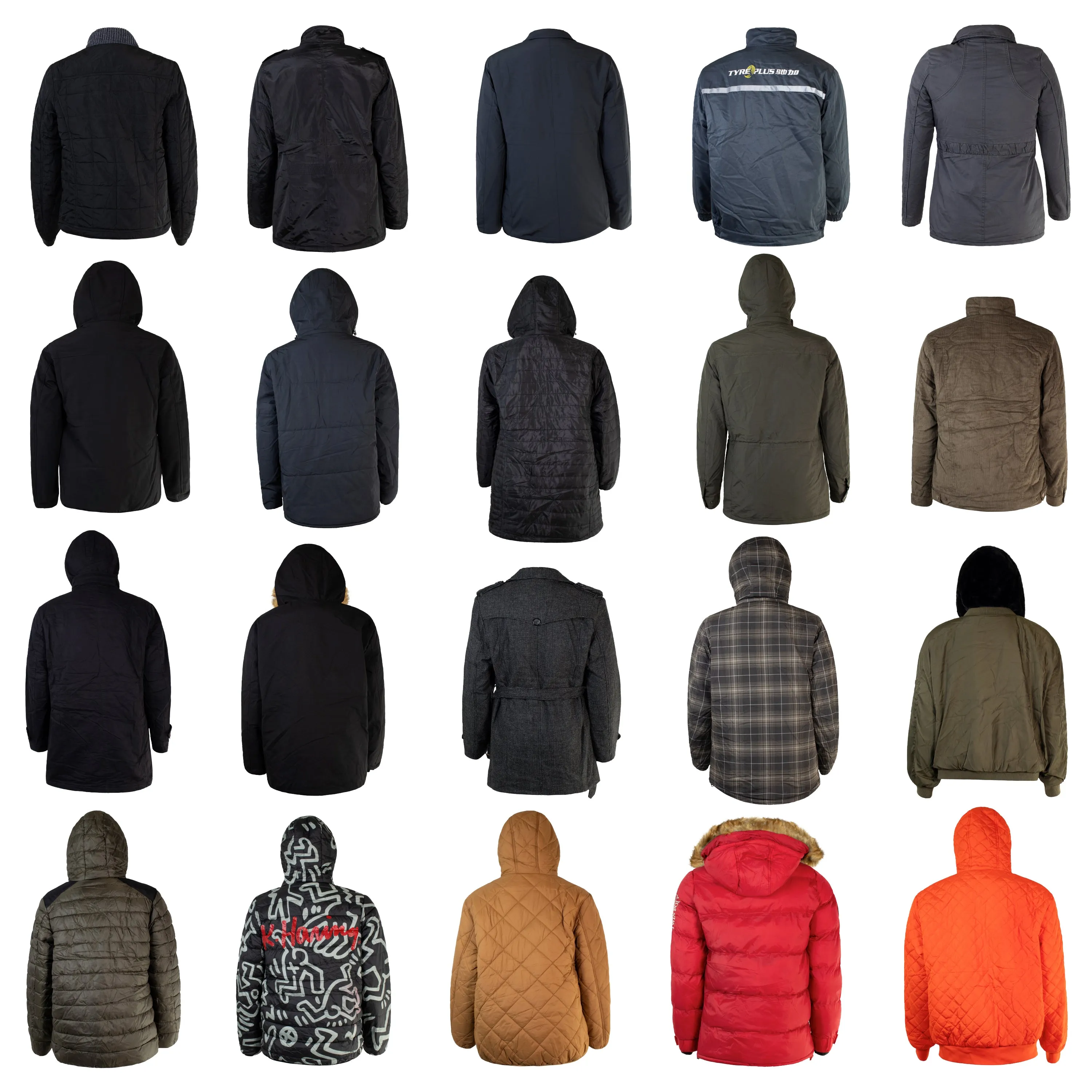 Men's Wholesale Coats in Assorted Styles & Sizes - Bulk Case of 22 Winter Jackets