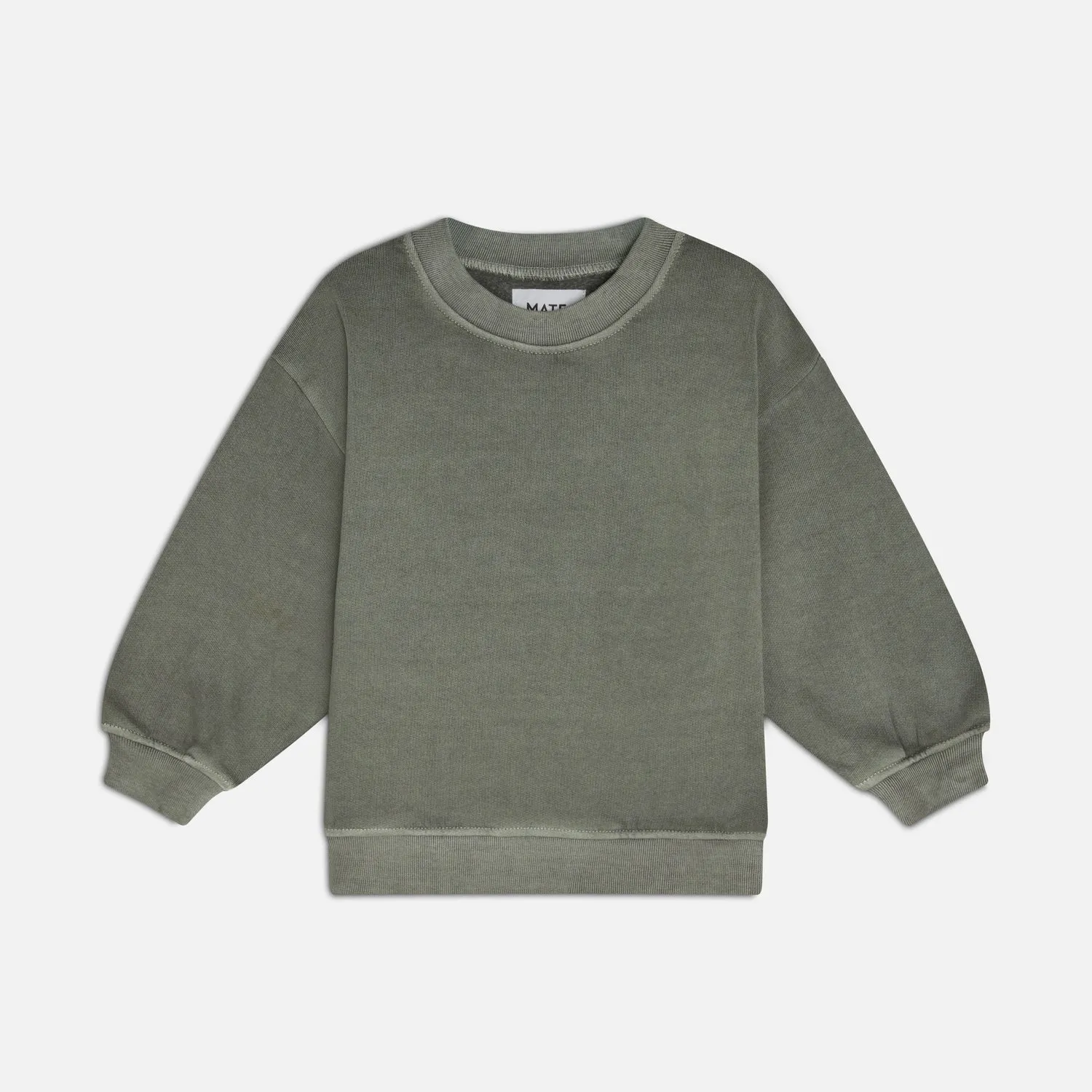 Mini Organic Fleece Crew Neck Sweatshirt