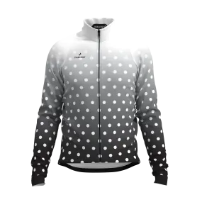 M's and W's Pro Thermal Jacket - Black & White Fade Dots