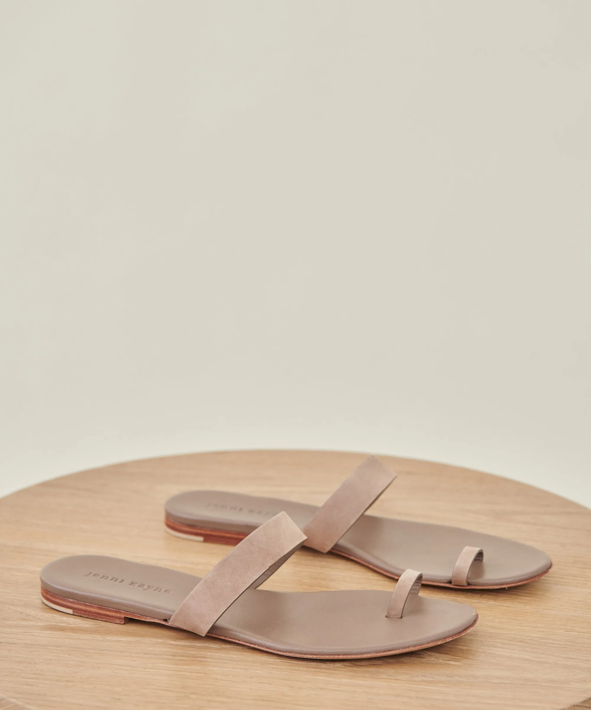 Oiled Leather Strap Sandal