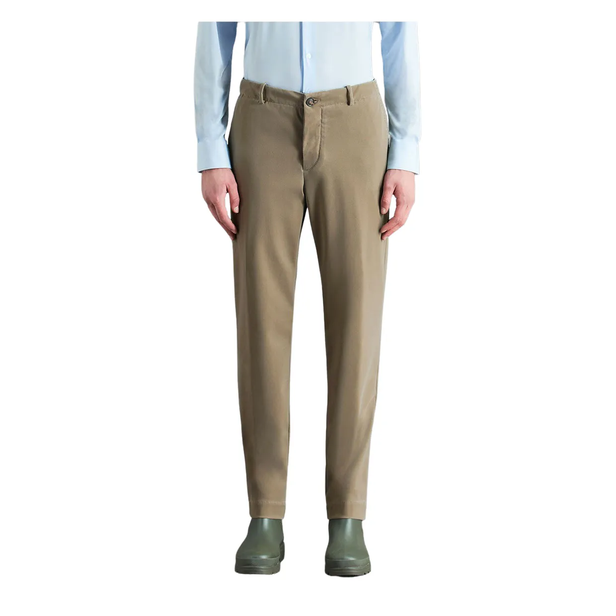 Pantaloni Uomo RRD Winter Techno Wash Chino Week End Verde Salvia