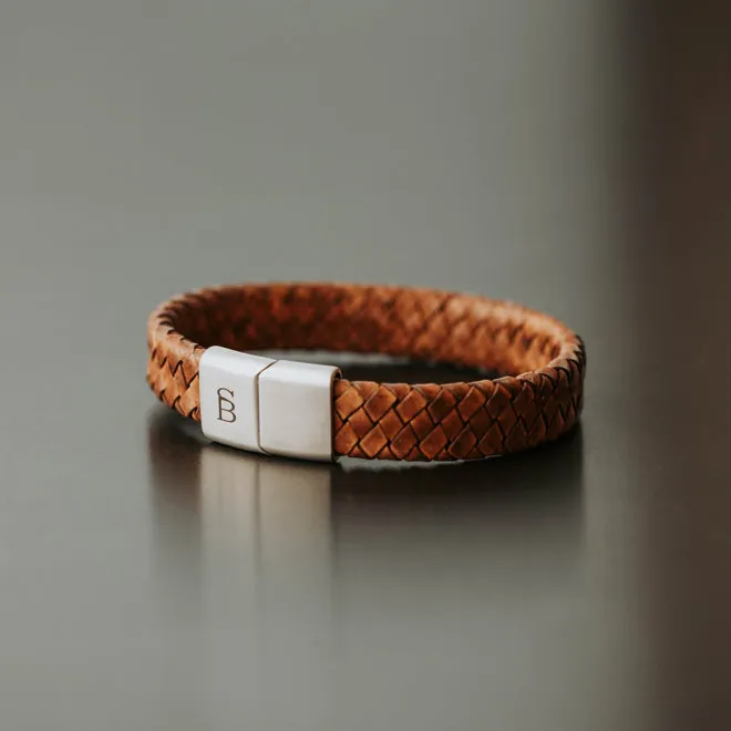 Preston Leather Bracelet Caramel