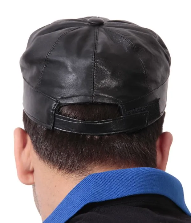 RL Leather Stripe Cap