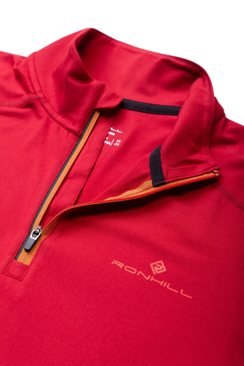 Ronhill Core Thermal 1/2 Zip (Womens) - Jam/Flame