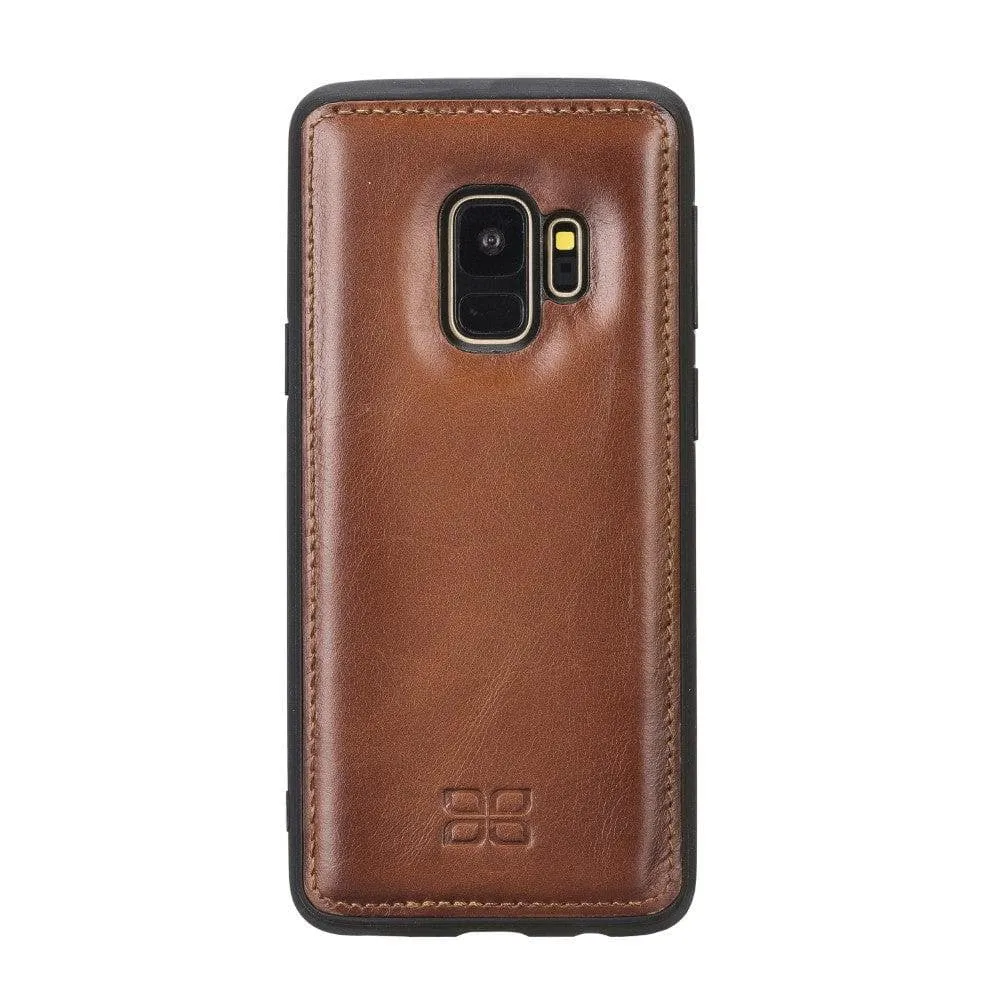 Samsung Galaxy S9 Series Flexible Leather Back Cover Leather Cases